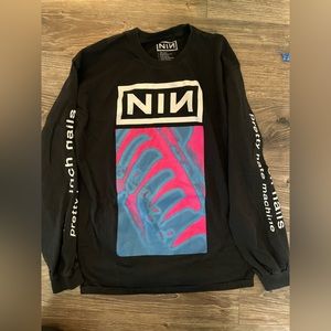 Nine Inch Nails long sleeved t shirt